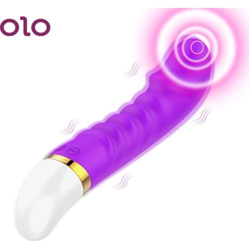 OLO G-spot Dildo Vibrator Vagina Clit Massager Female Masturbator 12 Speed Av Stick Vibrator Sex Toys for Woman Adult Products