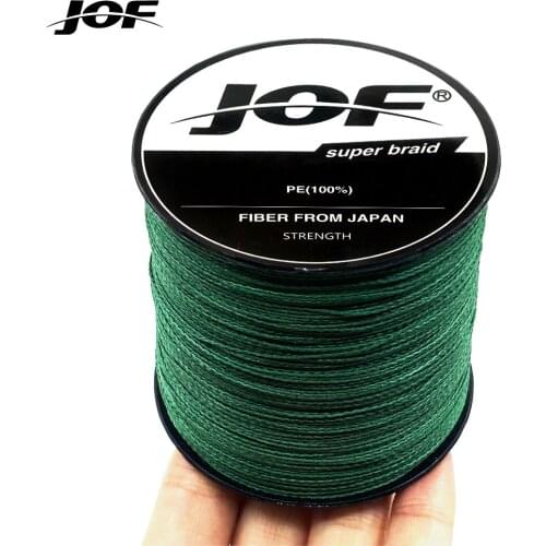 JOF 8 Strand Japan Daiwa Super Strong PE Braided Fishing Line Multifilament Braid Thread 20LB 30LB 40LB 50LB 60LB 80LB 100LB