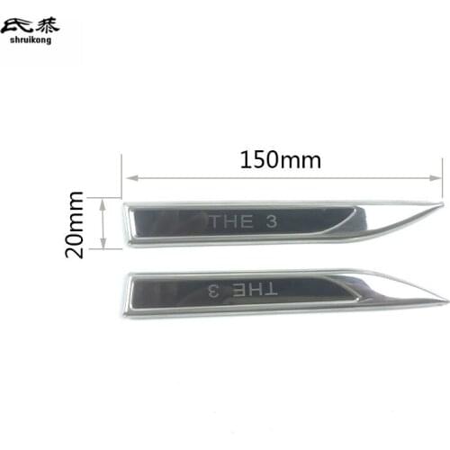 2pcs/lot stainless steel material Car body both sides fender for 2003-2020 BMW 320i 325i 328i 330i 318i E46 E90 F30 G20