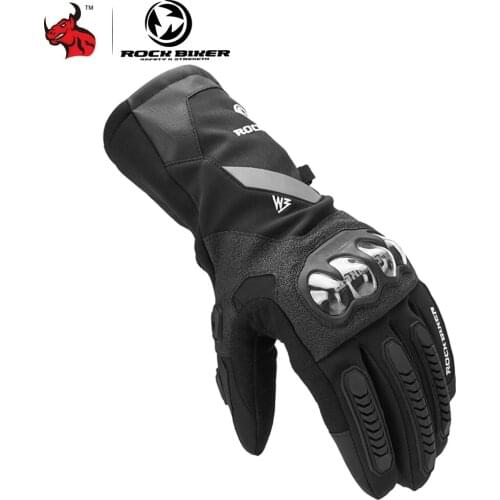 ROCK BIKER Motorcycle Gloves Winter Windproof Waterproof Guantes Moto Touch Screen Gant Moto Guantes Motorbike Riding Gloves