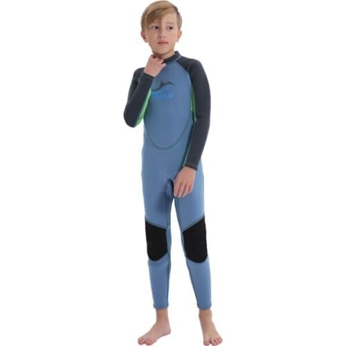 3MM neoprene diving suits for boys and girls wetsuits with thickened cold protection and sun protection one-piece diving suits
