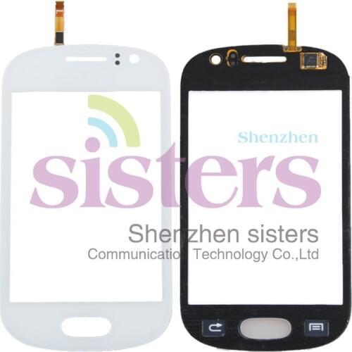 50Pcs/ a lot White/Black New Original Touch Screen Digitizer Panel Replacement For Samsung Galaxy Fame S6810