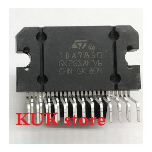 1PCS/LOT Original 100% NEW TDA7850 4 x 50 W MOSFET quad bridge power ZIP-25