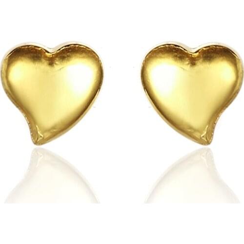 OUFEI Stainless Steel Earrings Heart Charm rose gold Heart Earrings Stud Woman fashion 2019 Jewelry Accessories for Woman wholes