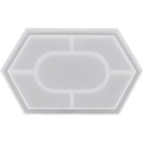 Coaster Tray Resin Mold Removable Jewelry Tray Mold Assorted Dishes Plate Molds AXYD