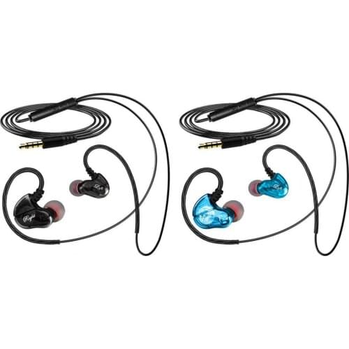 S610-B Earbud Wired Earphone Sensitive Mega Bass Omnidirectional 3.5mm Gaming Quad-core Earbud for Doing Sports Phone