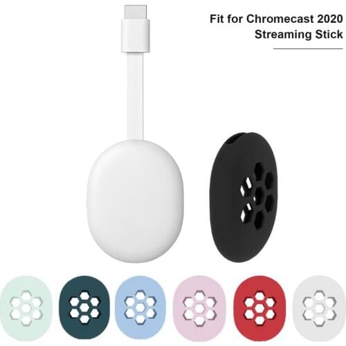 Silicone Protective Case For Google Chromecast Streaming Stick Shockproof Shell Cover For Chromecast 2020 Streaming Media Stick