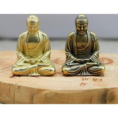 Home decoration Buddha figurines for interior living room decoration Mini metal Buddha statue home decoration accessories gift