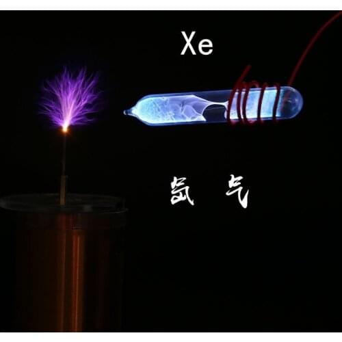 Glass Sealed Rare Gas / Ne, O2, Xe, N2, Kr, He, H2, Ar/ High Purity Luminous Gas Physics Teaching Educational Toys