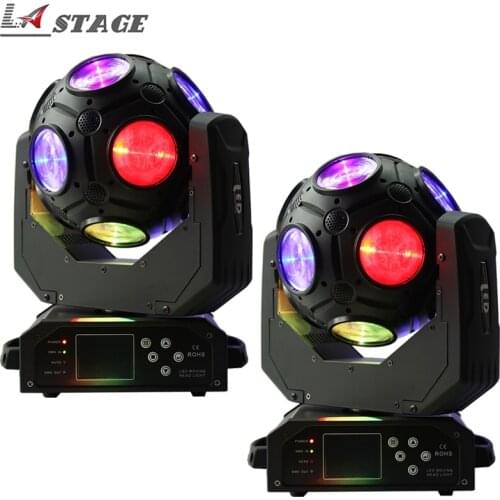 Free Shipping 2pcs/Lot Led Universe Dj Led Disco Lights 12*20w Football Moving Head Beam DMX512 Event Wedding Party KTV Bar Club