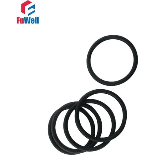 100pcs NBR 4mm Thickness O-ring Seal 16/17/18/20/21/22/23/24/25/26mm OD Oil Resistance Nitrile Rubber O Ring Gaskets Washer