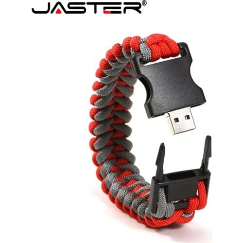 USB flash drive Nylon Braided Bracelets Pen drive Outdoors U disk Bangles U stick 4GB 8GB 16GB 32GB 64GB 128GB External Storage