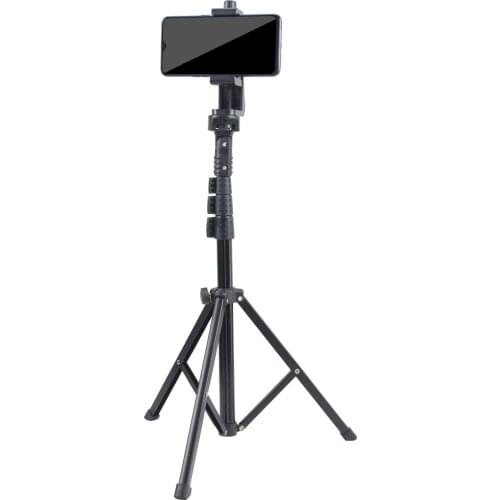 Extendable Foldable Phone Tripod HolderClip Stand for Xiaomi Huawei iPhone Gopro Samsung Youtube Video Live Handheld Stand