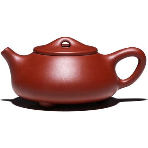 Yixing Dahongpao Stone Scoop Sand Pot Zisha Purple Clay Handmade Drinkware Tea Set Teapot