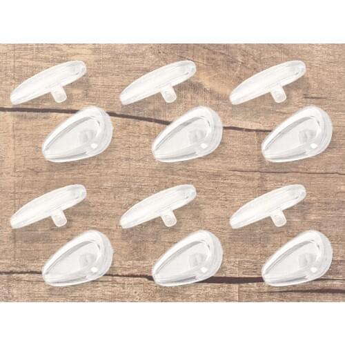 Vonxyz Replacement Clear Nose Pads for for-Oakley Deadbolt OO6046 Frame Varieties