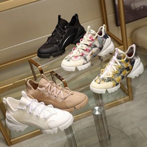 Shoes Women Designer Sneakers Casual Shoes 2019 Genuine Leather and Lycra women flats Footwear Walking Shoes Vulcanized Shoes