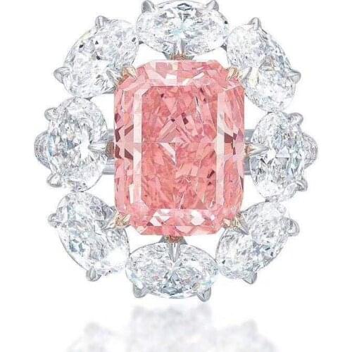 Fashion Female Ring 925 Sterling silver AAAAA cz Statement Promise Wedding Band Rings for Women Bridal Finger Party Jewelry