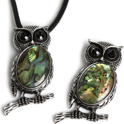 1pc Beautiful Cute natural Stone Pendant Natural abalone shell interface Necklace Fashion Woman or Children Jewelry