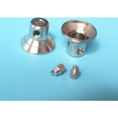 2 Sets 14.8mm 15.4mm Flat Headphone DIY MMCX Copper Headphone Housing Case Detachable Headsets for MX500 Speakers DIY