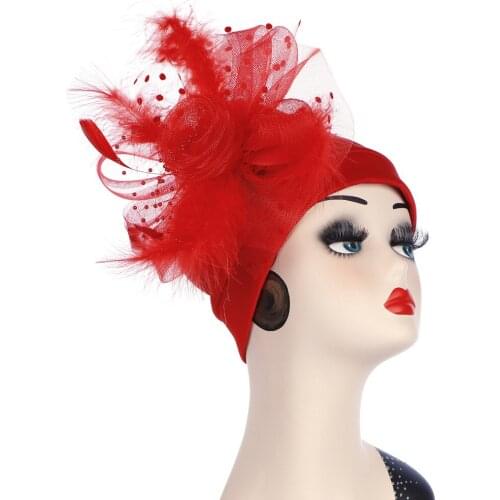 2021 New Arrival African Women Headtie Solid Color Caps African Fashion Headscarf