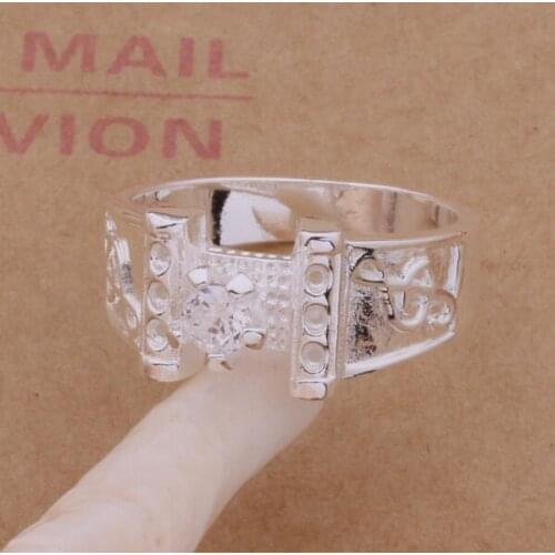 AR159 Fashion Jewelry Silver Color Gifts Popular Rings For Women Elegant /ahvaizca Aynajpua
