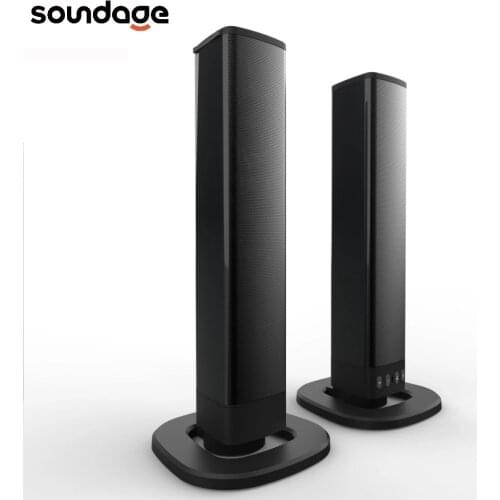 Soundage Wireless Bluetooth Speaker Stereo Sound Home Theater System Soundbar Adjustable Subwoofer Loudspeaker for TV/PC