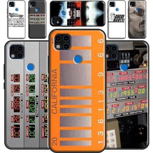 Back To The Future DeLorean License Plate Phone Case For Xiaomi Redmi Note 10 Pro Note 7 8 8T 9S 9A 9C 9T 7A 8A Note 9 Pro Cover
