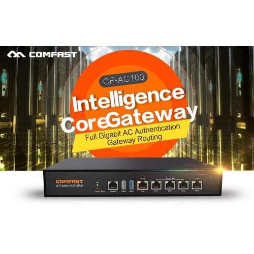 COMFAST Gigabit Core Gateway 5 Port Wifi Load Balancing AC Routing Multi Gigabit WAN LAN 880Mhz Gateway Routing CF-AC100