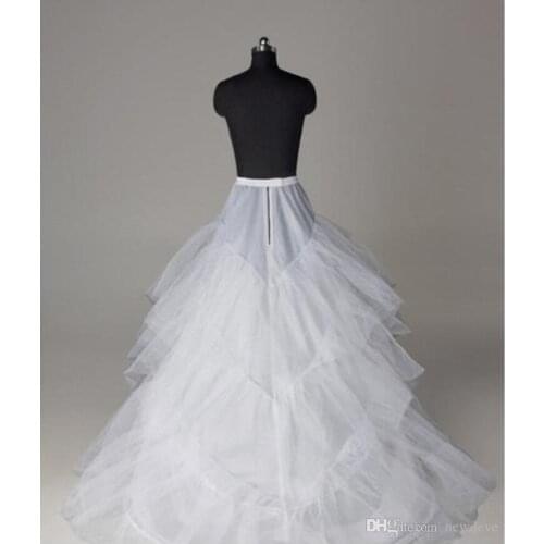 Cheap Wedding Petticoats Layers Crinoline for Dresses Ball Gown Bridal Gowns Free Size Wedding Dresses Matched Underskirt