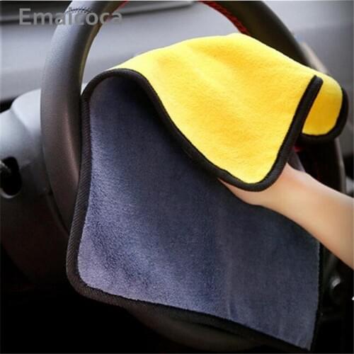 Emaicoca Car Cleaning Towel For Skoda Octavia Yeti Fabia Rapid Superb Roomster Combi KODIAQ