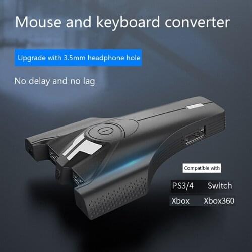 Game Controller Keyboard Mouse Converter for PS3 PS4 ONE 360 SWITCH Game Console with Customized Button