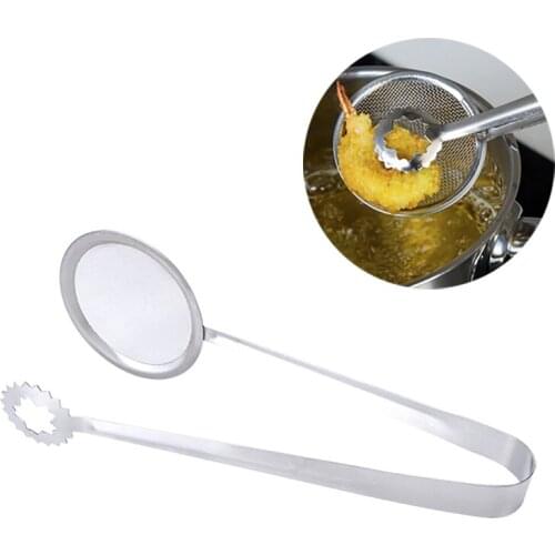 Hot Pot Clips Kitchen Filter Mesh Scoop Stainless Steel Strainer Tong Kitchen Tool Multifunction Fried Food Filter Cookware 2pcs