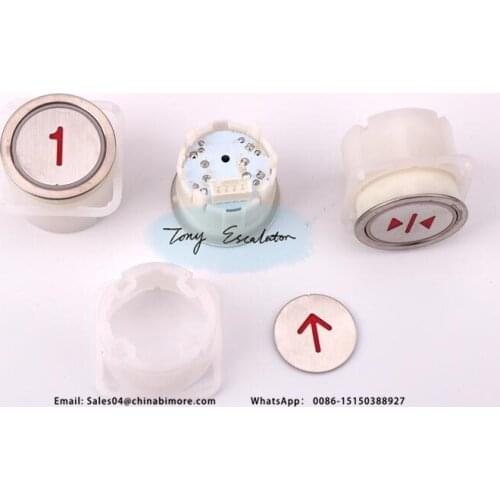 Elevator Lift parts push button MTD210 BA216 DA210 AK-4B KA110 DC24V open size :33mm