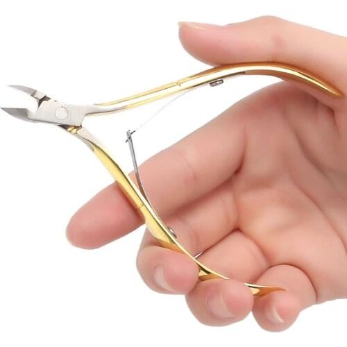 Non-slip Cuticle Trimmer Clipper Professional Stainless Steel Cuticle Remover Scissors Pedicure Manicure Tools For Fingernails