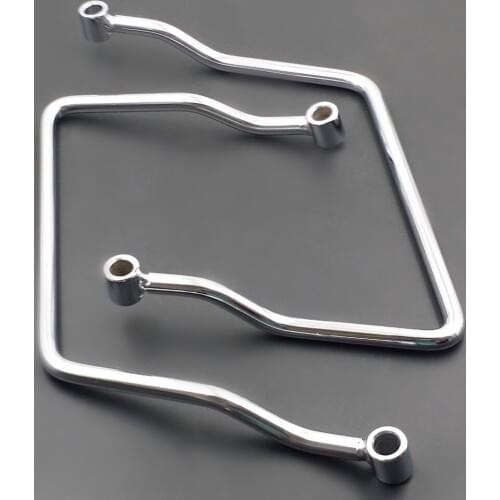 Motorcycle Metal 14.5cm Saddle bag Support Bar Mount Brackets For Kawaski Vulcan VN1600 Custom