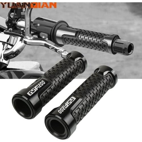 Motorcycle Accessories 7/8 22mm Handle Bar Grip Cnc Aluminum handlebar hand grips For SUZUKI GSF1250