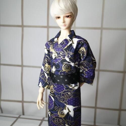 OOAK Japan Style Kimono Outfits For 1/4 17" 44cm 1/3 1/6 Tall Male BJD MSD Yosd SD DK DZ AOD DD Doll Free Shipping