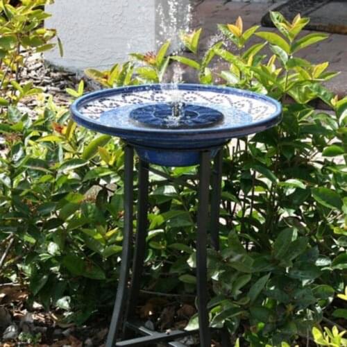 2019 NEW Outdoor Solar Powered Bird Bath Water Fountain Pump For Pool, Garden, Aquarium 726