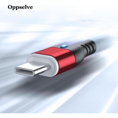 Oppselve Magnetic Charger Micro USB Type C Cable For iPhone 12 Mini 11 Pro Max Samsung Huawei Mobile Phone Fast Charge Wire Cavo