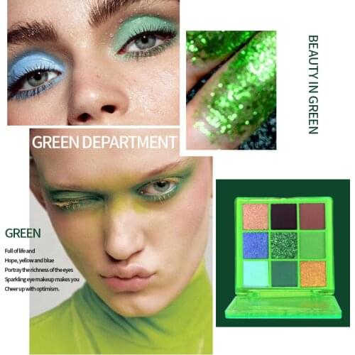 9-color Eyeshadow Palette, Long-lasting, Non-flying Powder, Pearly Matte Sequins, Eye Shadow Palette, Makeup Palette Eye Makeup