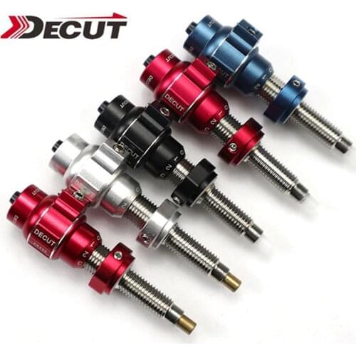 Decut Archery Cushion Plunger Aluminum Alloy Micro-Click Spring Tension Plunger For Recurve Bow Accessory Fit 5/16 Thread