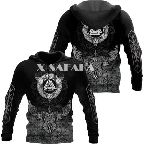 The Odin Viking Tattoo 3D Full Print Size Hoodie Man Women Harajuku Outwear Zipper Pullover Sweatshirt Unisex-7