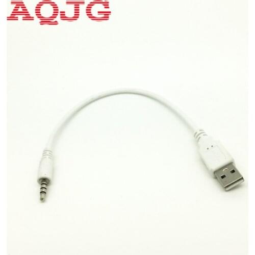 High quality 3.5mm to usb cable adapter audio aux Jack Male converter Charge Cable AQJG