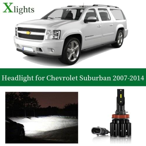 Xlights Car Bulbs For Chevrolet Suburban LED Headlights Bulb Lighting Low High Beam Canbus 12V 24V Light Lamp Accessories Parts