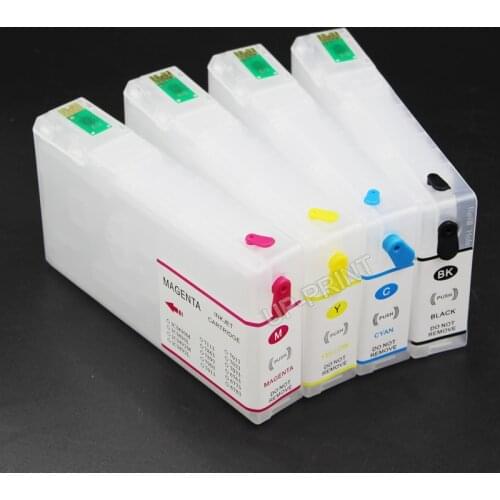 UP 10sets For Workforce pro WP4515DN WP4525DNF refillable ink cartridge T7021 T7022 T7023 T7024 T7011 T7012 T7013 T7014