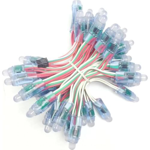 1000 Pcs DC5V 12mm Full Color WS2811 RGB Pixel LED Module Light Great for decoration advertising lights Waterproof IP68