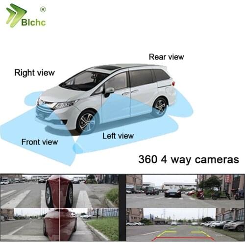 360 4-ways Car Parking system reverse Switch Combiner Channel Converter Box Front Rear Left Right View camera for Drive assist