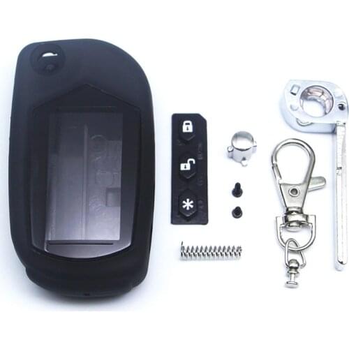 A91 Uncut Case With Glass For Starline A91 A61 B9 B6 Uncut Blade Fob Case Cover A91 Folding Car Flip Remote