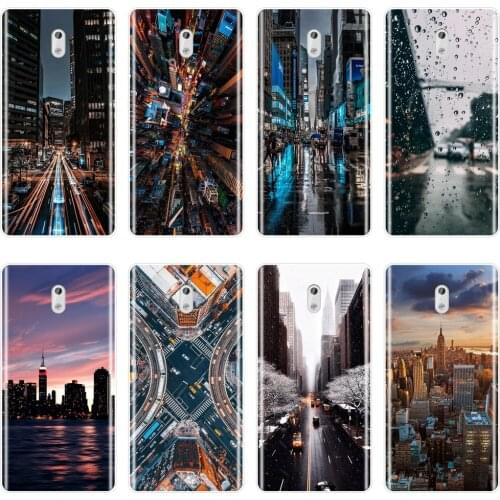 TPU Phone Case For Nokia 8 6 5 3 2 1 Case Silicone City Street Cool Men Fashion Soft Back Cover For Nokia 7 Plus X6
