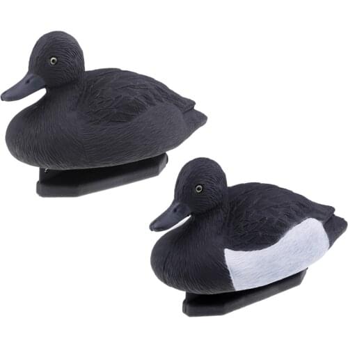 Black Duck Decoys Hunting Garden Decor Highly Realistic Plastic Field Mallard Decoys Hunting Decoy